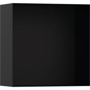 HANSGROHE XtraStoris Minimalistic Výklenok do steny bez rámu 30x30 cm rôzne rozmery a farby Typ: 56079670 povrchová úprava čierna matná rozmery 30x30x14 cm