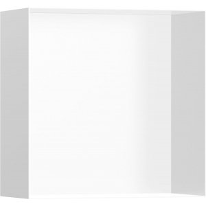 HANSGROHE XtraStoris Minimalistic Výklenok do steny bez rámu 30x30 cm rôzne rozmery a farby Typ: 56079700 povrchová úprava biela matná rozmery 30x30x14 cm
