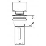 Tres Umývadlový ventil SIMPLE-RAPID 13454010 (1.34.540.10)