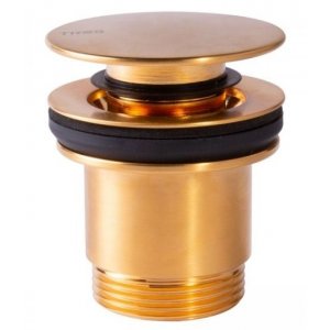 Tres Umývadlový ventil klik-klak velká zátka rôzne prevedenia Typ: 24284001OM prevedenie: matné zlato (2.42.840.01.OM)
