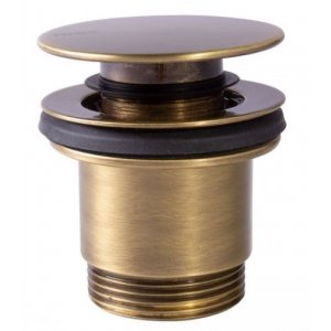 Tres Umývadlový ventil klik-klak velká zátka rôzne prevedenia Typ: 24284001LV prevedenie: aged brass (2.42.840.01.LV)