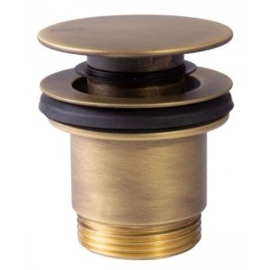 Tres Umývadlový ventil klik-klak velká zátka rôzne prevedenia Typ: 24284001LM prevedenie: matt aged brass (2.42.840.01.LM)
