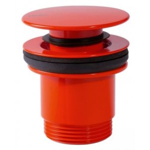 Tres Umývadlový ventil klik-klak velká zátka rôzne prevedenia Typ: 24284001RO prevedenie: červená (2.42.840.01.RO)