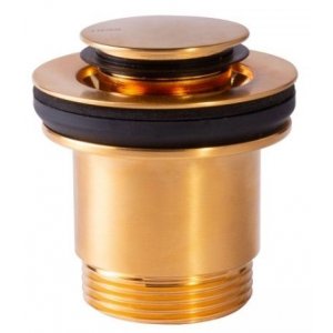Tres Umývadlový ventil klik-klak malá zátka rôzne prevedenia Typ: 24284002OM prevedenie: matné zlato (2.42.840.02.OM)