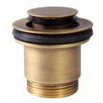 Tres Umývadlový ventil klik-klak malá zátka rôzne prevedenia Typ: 24284002LM prevedenie: matt aged brass (2.42.840.02.LM)