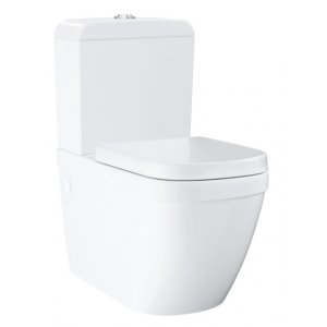 Grohe Euro Ceramic WC kombi súprava s nádržkou a doskou softclose, rimless alpská biela 39462000 (39 462 000)