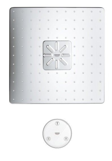 Grohe Rainshower SmartConnect 26643000 Hlavová sprcha 310 Cube 9,5 l/min s diaľkovým ovládaním, 2 prúdy