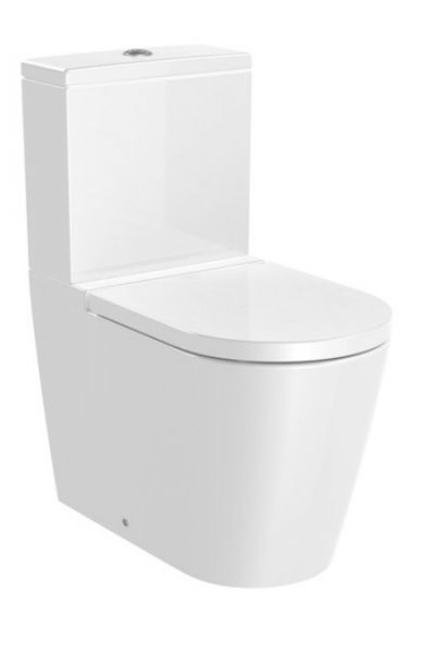 ROCA Inspira WC misa kapotovaná kombi Rimless s nádržkou 645 x 376 mm A342526000+A341520000