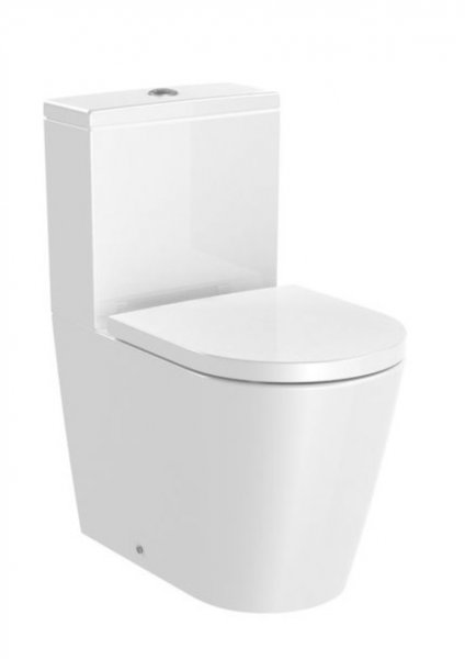 ROCA Inspira WC mísa kapotovaná kombi Rimless s nádržkou 600 x 376 mm A342529000+A341520000 (A342529000+A341520000)