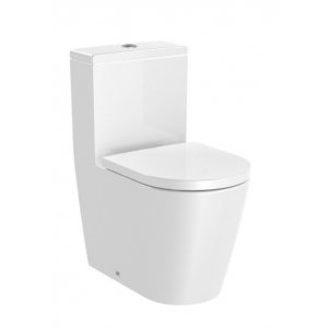 ROCA Inspira WC misa kapotovaná kombi Rimless s nádržkou 600 x 376 mm A342529000+A341520000