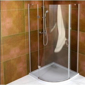 Sapho Legro Štvrťkruhová sprchová zástena 900x900mm, číre sklo rôzne prevedenia