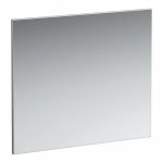 Laufen Frame 25 Zrkadlo v ráme rôzne rozmery a prevedenia Typ: H4474049001441  rozmery 80 × 70 cm, farba rámu lesklý hliník