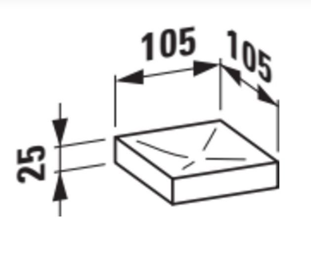 Laufen Mýdlovnička 10,5 × 10,5 cm, různá provedení