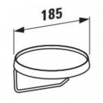 Laufen KARTELL BY LAUFEN Držiak toaletného papiera 18,5 × 18,5 cm H3843320040001