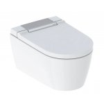 Geberit AquaClean Sela Kompletné závesné WC rôzne prevedenie Typ: 146.222.21.1, S lesklým pochrómovaním