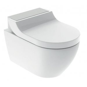 Geberit AquaClean Tuma Comfort Kompletné závesné WC rôzne prevedenie Typ: 146.292.FW.1, Brúsená ušľachtilá oceľ