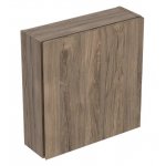 Geberit iCon Čtvercová závěsná skříňka, s jedněmi dvířky 450 x 467 x 150 mm, různé provedení Typ: 502.319.JR.1 Ořech hickory / Melamin s dřevěnou strukturou