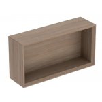 Geberit iCon Obdélníkový nástěnný box 450 x 233 x 132 mm, různé provedení Typ: 502.322.JH.1 Dub / Melamin s dřevěnou strukturou