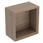 Geberit iCon Čtvercový nástěnný box 225 x 233 x 132 mm, různé provedení Typ: 502.321.JH.1 Dub / Melamin s dřevěnou strukturou