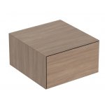 Geberit ONE Boční skříňka s jednou zásuvkou 450 x 245 x 470 mm, různé provedení Typ: 505.078.00.5 Dub / Melamin s dřevěnou strukturou