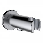Laufen Pripojenie sprchovej hadice s nástenným držiakom ručnej sprchy rôzne prevedenia Typ: HF504778423000 PVD inox kartáčovaná oceľ