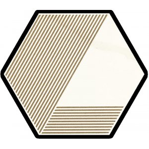 Paradyz Calacatta 17.1 x 19.8  cm hexagon A matný IH171X1981CALAAN Dekorácia