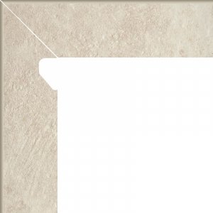 Paradyz Scandiano 8.1 x 30 cm cm beige matný Z081X3001SCANBELEC  Sokel ľavý