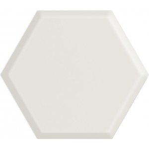 Paradyz Woodskin 19.8 x 17.1 cm bianco heksagon struktura A matný SS198X1711WOONBIA Obklad