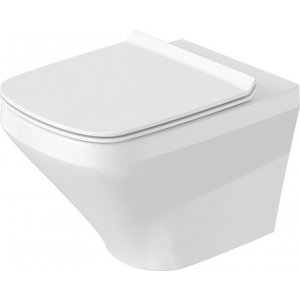 DURAVIT DuraStyle Set závesného WC Rimless so sedátkom rôzne prevedenia, 370 x 540 mm Typ:45510900A1, Biela (Alpin)
