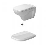DURAVIT D-Code Set závesného WC a sedátka 355 x 545 mm, rôzne prevedenia