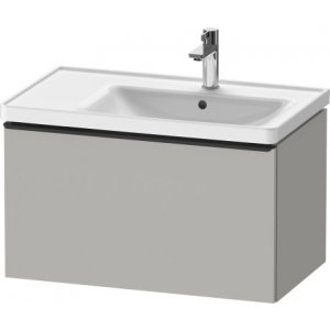 DURAVIT D-Neo Skrinka pod umývadlo závesná s jednou zásuvkou pre umývadlo D-Neo rôzne prevedenia Typ:DE425500707, Beton šedá matná, 784 x 452 x 440 mm