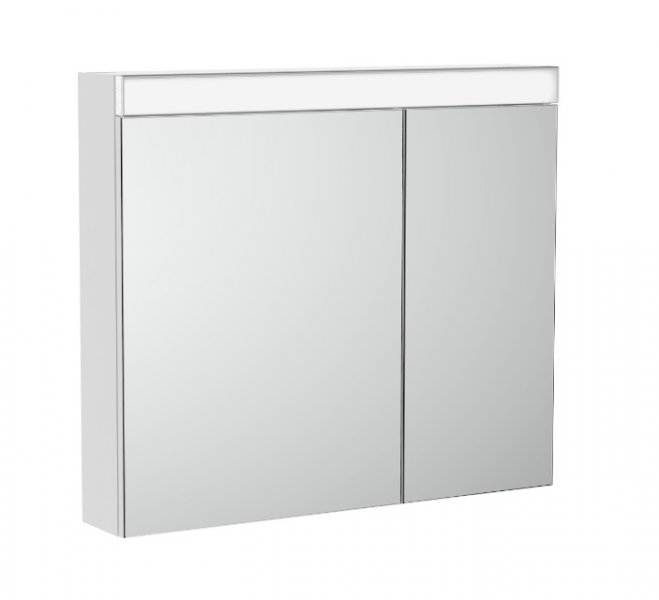 ROCA Eidos Zrcadlová skříňka s LED osvětlením různé provedení, bílá lesklá