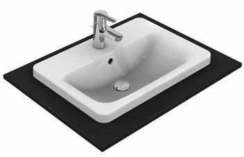 VÝPREDAJ IDEAL Standard Connect Zápustné umývadlo obdĺžnikové Biela E504301, 500 x 390 x 175 mm, Biela