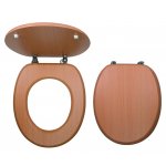 Novaservis WC dosky - Prestige Buk červený dyhované drevo WC/BUK