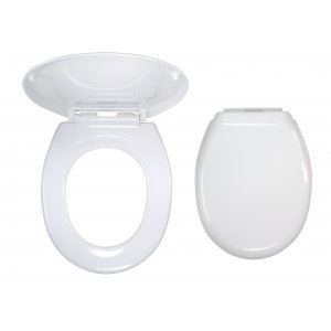 Novaservis WC dosky - Prestige Pomaly padajúca biela duroplastová doska  plast - biela WC/SOFTCLOSE