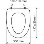 Novaservis WC sedátko, dyhované MDF, pánty kov-chróm WC/DUBVELVET
