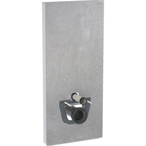 Geberit Monolith Plus Sanitárny modul pre závesné WC rôzne prevedenie Typ: 131.231.JV.7, výška 114 cm, predné opláštenie kamenina s betónovým vzhľadom, bočné opláštenie hliník