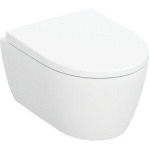 Geberit iCon Súprava závesného WC s hlbokým splachovaním, skrátené vyloženie, uzavretý tvar, Rimfree, s WC sedadlom 36 x 38 x 49 cm 502.381.JT.1