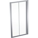 Geberit GEO Posuvné dvere striebristá / transparentné sklo, rôzne rozmery Typ: 560.133.00.2, 1000 (950–1000) mm