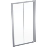 Geberit GEO Posuvné dvere striebristá / transparentné sklo, rôzne rozmery Typ: 560.143.00.2, 1100 (1050–1100) mm