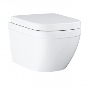 Grohe Euro Ceramic Závesné WC Compact rimless so sedátkom alpská biela 39693000 (39 693 000)